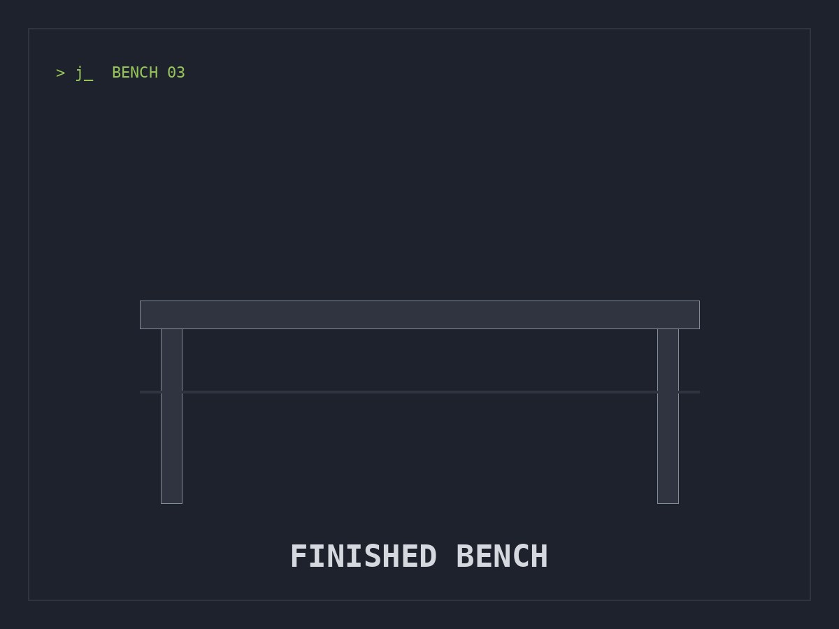 Finished Bench